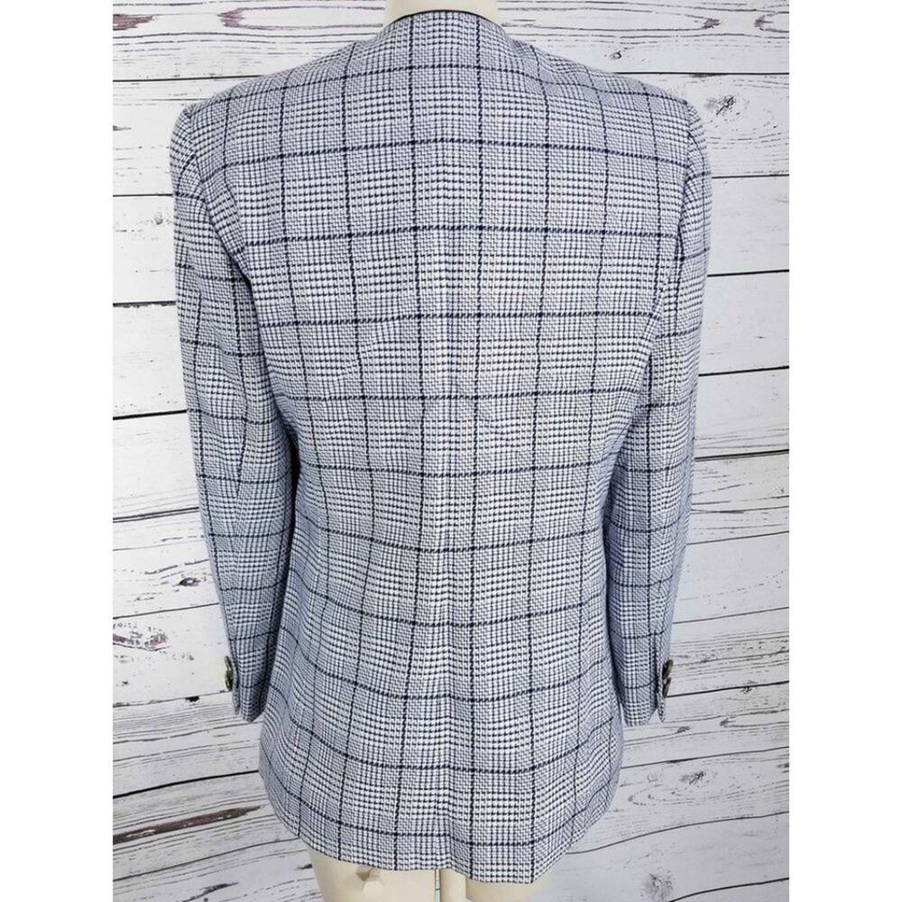 EXECUTIVE COLLECTION SUIT JACKET‎ Career Office Work Formal navy white Size 8 - Picture 3 of 6
